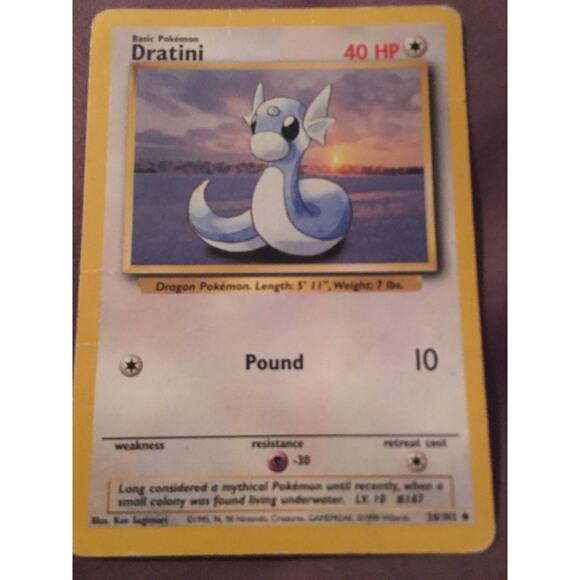 Dratini Pound Pokemon Card‎ - Picture 1 of 1